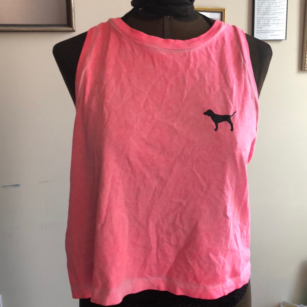 Victoria’s Secret pink shirt